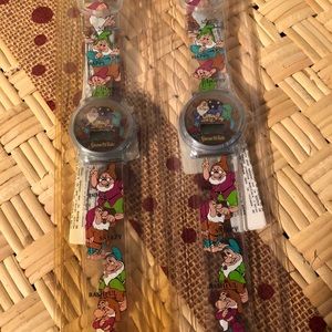 Set (2) vintage Snow White watches